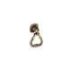 Мебельная ручка для дверцы сердце FZB 35 мм бронза 2258 фото 1