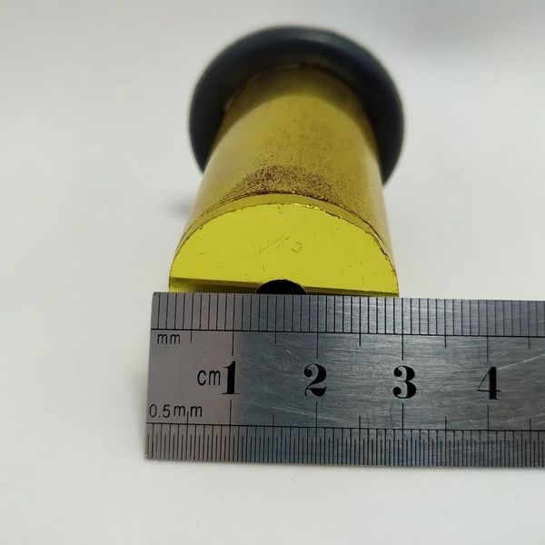 Упор дверний FZB обмежувач відкривання підлоговий бочка 60 мм Золото 1773 фото