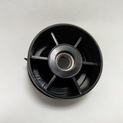 Заглушка для ножки опоры SIGMA d 50мм с гайкой М10 черная 2325 фото