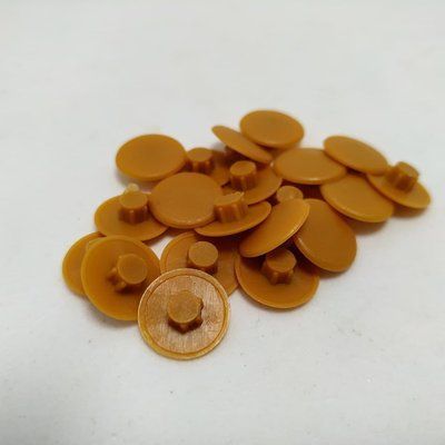 Заглушка пластиковая на конфирмат шляпка для маскировки (Ольха) Арка Пласт 20 шт диаметр 12 мм заглушка 1488 фото