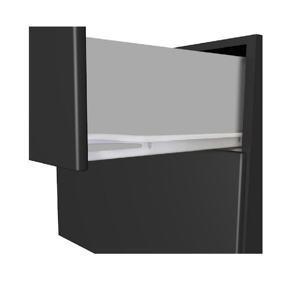Направляющая роликовая CD L-500мм комплект белый 2218 фото