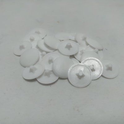 Заглушка пластиковая на саморез шляпка для маскировки (Белый) Арка Пласт 20 шт диаметр 12 мм заглушка 1492 фото