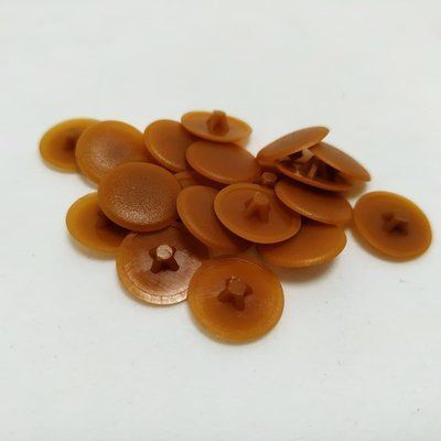 Заглушка пластиковая на саморез шляпка для маскировки (Орех) Арка Пласт 20 шт диаметр 12 мм заглушка 1495 фото