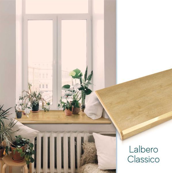 Подоконник Danke Premium Lalbero Classico 1000х250мм Светлый дуб 2518 фото