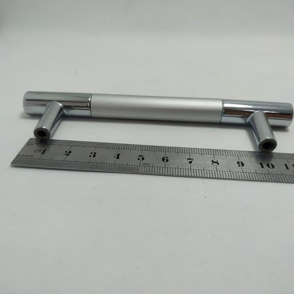 Ручка меблева релінгова SIGMA 96 мм (матовий хром) 1513 фото