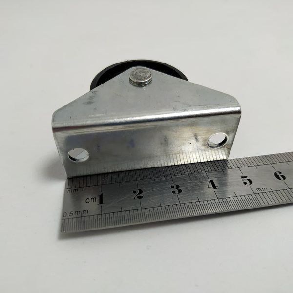 Меблевий ролик спрямований UV d-32 чорний 2185 фото